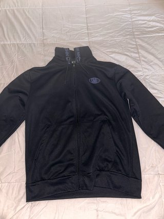 Sudadera J. Smith Negra Cremallera