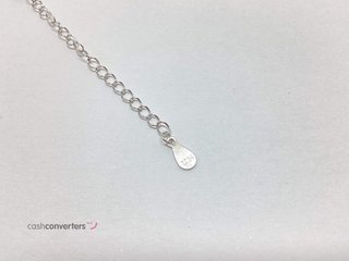 collar plata 925mm con piedra con circonita 22cm