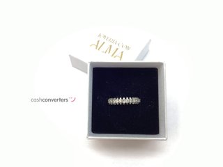 anillo oro 18k con piedra con diamante