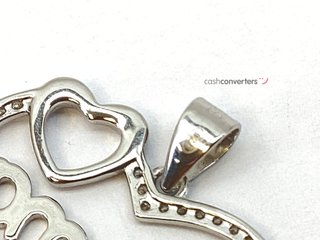 colgante plata 925mm con piedra con circonita