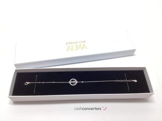 pulsera plata 925mm con piedra con circonita
