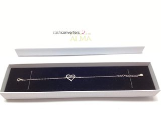 pulsera plata 925mm con piedra con circonita