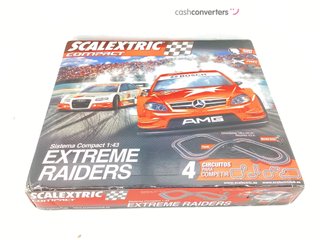 kit pista y coches slot scalextric compact extreme raiders