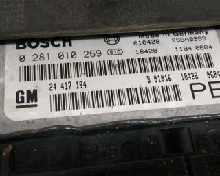 Opel 395768 centralita motor uce 24417194 vectra b
