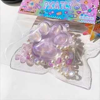 Squishy Pata Gato Color Brillante