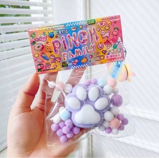 Squishy Pata Gato Color Brillante