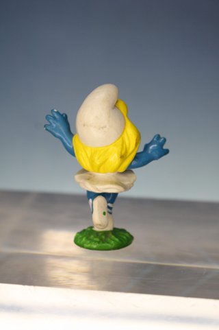 Figura PVC. Pitufina bailarina, ballet. Los Pitufos.