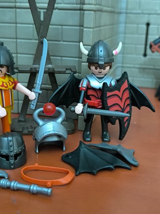 Playmobil Caballeros Medievales con Accesorios