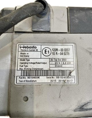 Calefacción auxiliar volvo 84178403 .