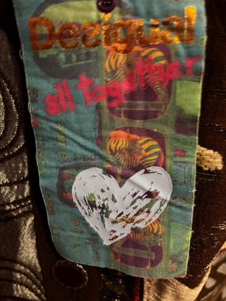 Abrigo Desigual Multicolor