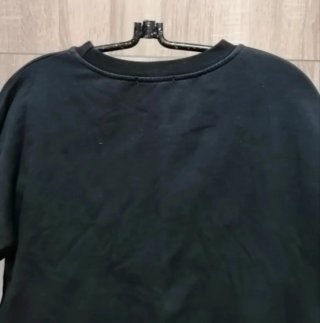 Sudadera AnimaGemella Negra con Bordado Floral