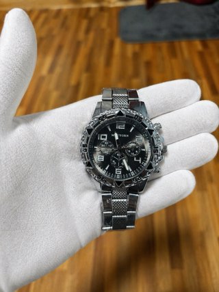 Reloj MEIYORN Negro y Plateado