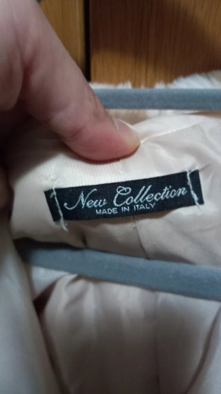 Chaqueta peluda de mujer