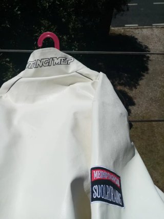 Giacca da corsa bianca XXL