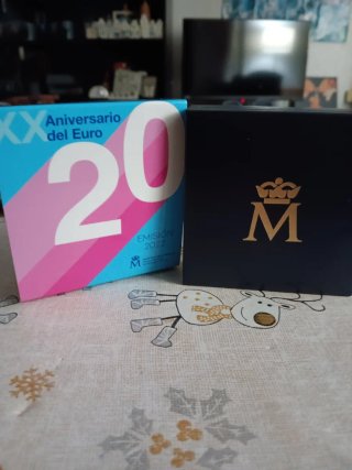 Moneda Plata 10€ XX Aniversario Euro 2022
