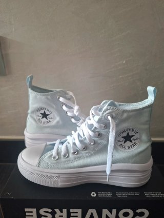 Converse Ctas Move Hi Tg 37 Azzurro