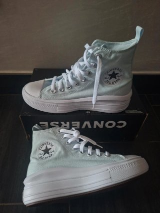 Converse Ctas Move Hi Tg 37 Azzurro