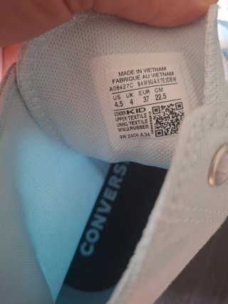 Converse Ctas Move Hi Tg 37 Azzurro