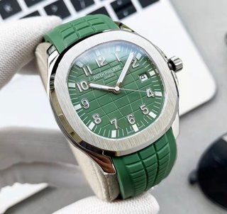 Reloj deportivo color Verde y Plateado