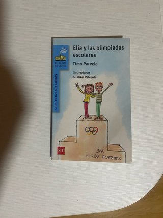 Libro Elia y la olimpiadas escolares