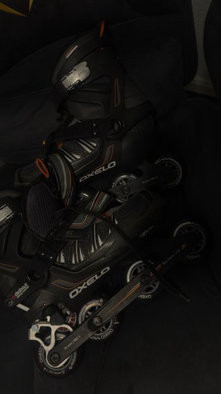 Patines Oxelo Negro y Naranja talla 42