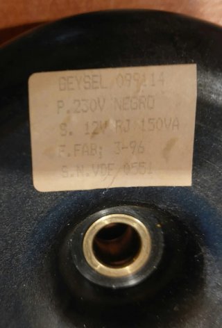 220V 12V 150VA toroidal transformador
