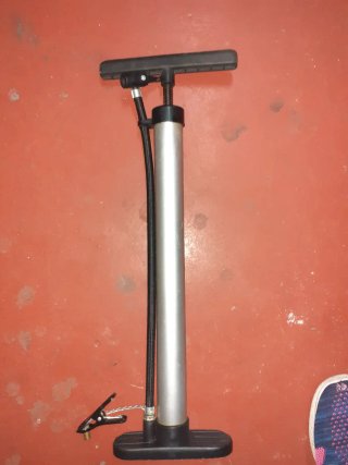 Inflador de pie para bicicleta