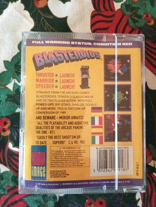Commodore 64 Blasteroids Cassette CBM 64