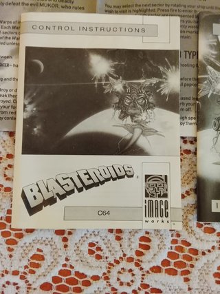 Commodore 64 Blasteroids Cassette CBM 64