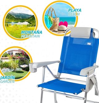 2x Sillas Playa Aktive