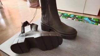 Stivali da donna Lefties taglia 35 neri