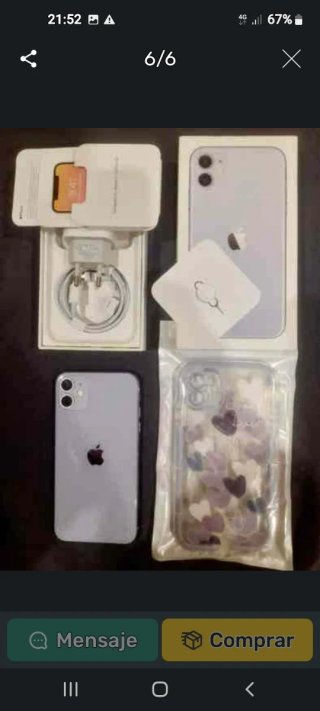 "0casión" IPhone 11•64Gb (Púrpura ó Morado)