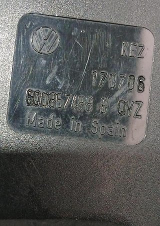 161890 enganche cinturón 6q0857488b seat ibiza iii