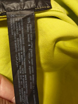 Camisa Zara Verde/Amarilla Talla M