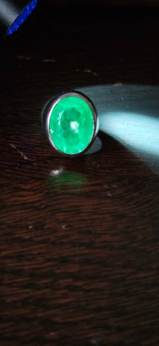 Anillo Modernista S’Paliu Vidrio Uranio