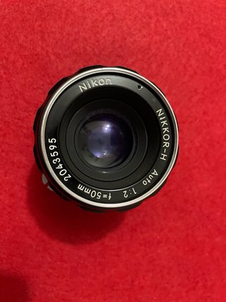 Nikon Nikkor-H Auto 50mm 1:2 Pre-AI Objetivo