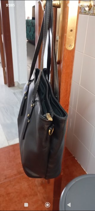 Bolso de mano negro mujer