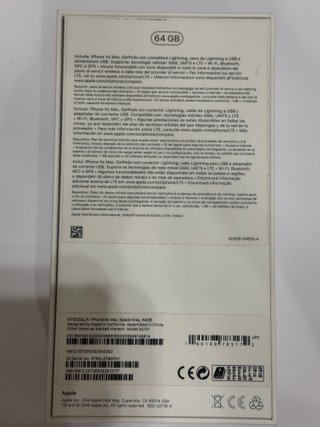 iPhone XS Max 64GB Gris Espacial