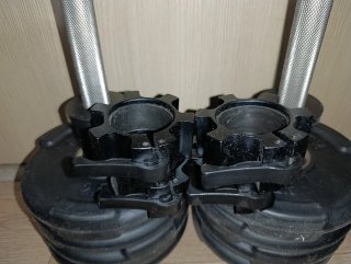 Set Mancuernas Olímpicas Ajustables 20Kg Discos