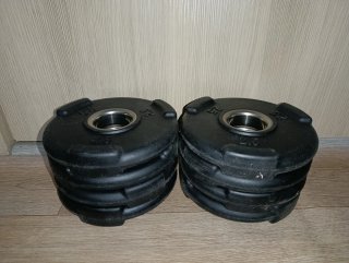 Set Mancuernas Olímpicas Ajustables 20Kg Discos