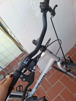 Bicicleta Btwin Riverside Gris