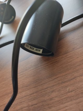 Lámpara Colgante Madera y Negro