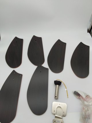 Bestron Ventilador de techo con iluminación, 3 niveles de velocidad y gran envergadura de 75 cm de diámetro, incluye función ver