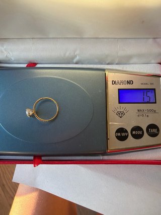 Anello Oro 14k Lab Grown Certificato IGI