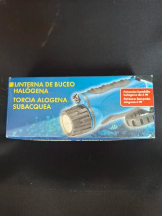 Linterna de buceo Pegaso halógena 6W