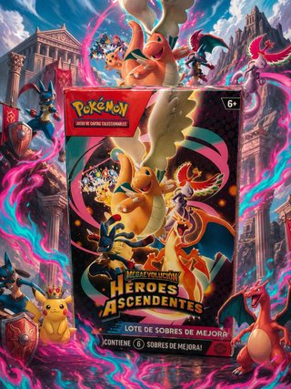 Pokémon Lote 6 Sobres de Mejora Heroes Ascendentes
