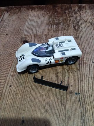 Coche Scalextric Chaparral Blanco