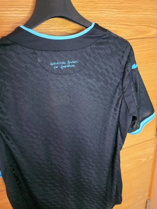 Camiseta Joma M Honduras Negra y Turquesa