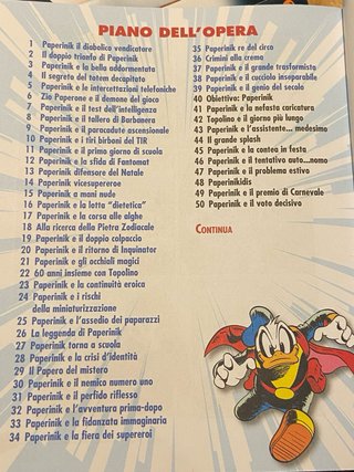 1fumetto a scelta Paperinik