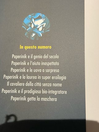 1fumetto a scelta Paperinik